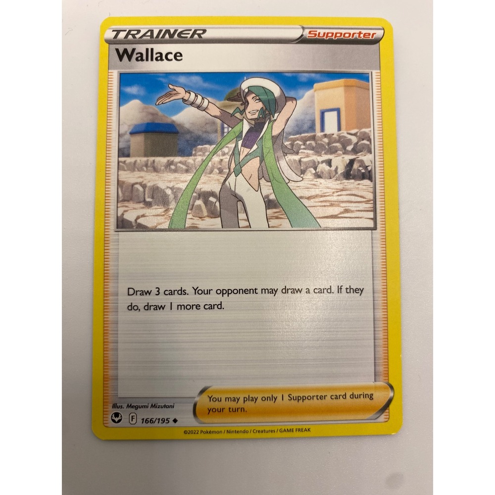Pokemon‎ Wallace Silver Tempest 166/195 Trainer Supporter Card Uncommon